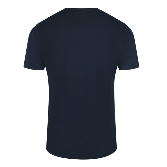 Cavalli Class Varsity Logo Marineblauw T-shirt