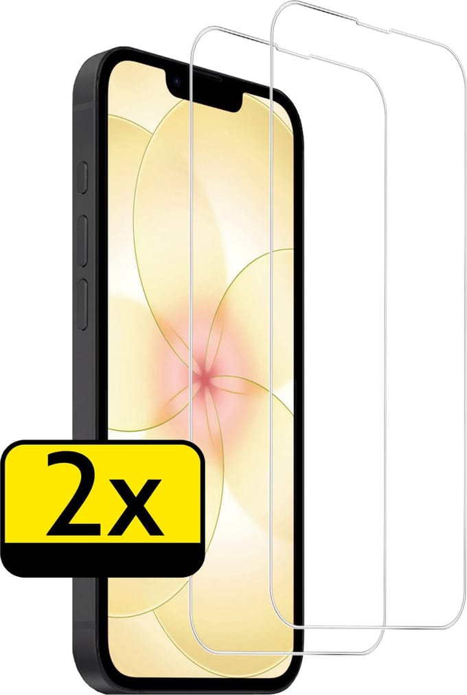 Screenprotector - Geschikt voor Apple iPhone 17e - 2 Stuks - Volledige Dekking - Beschermglas - Gehard Glas - Tempered Glass - Screen Protector