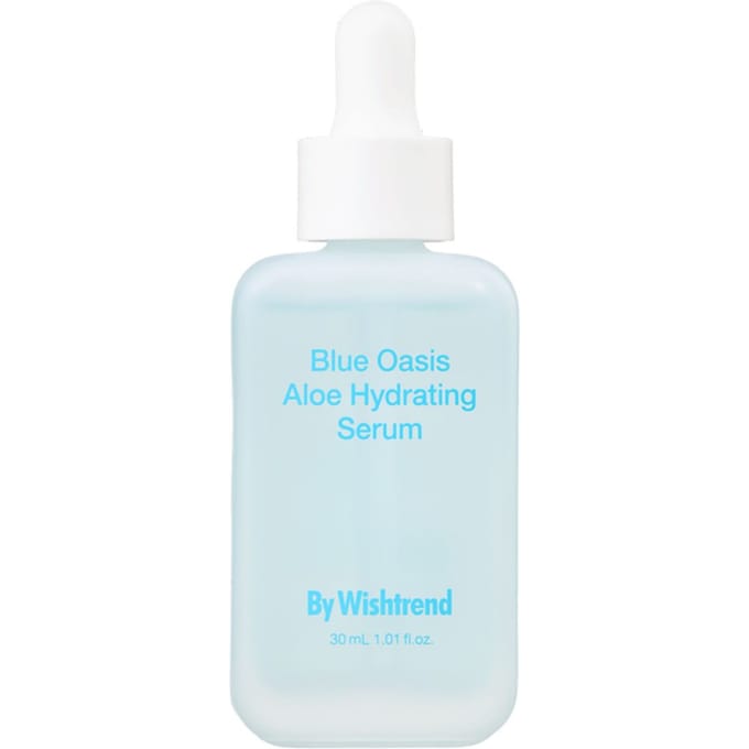 [By Wishtrend] Blue Oasis Aloe Hydrating Serum 30ml white