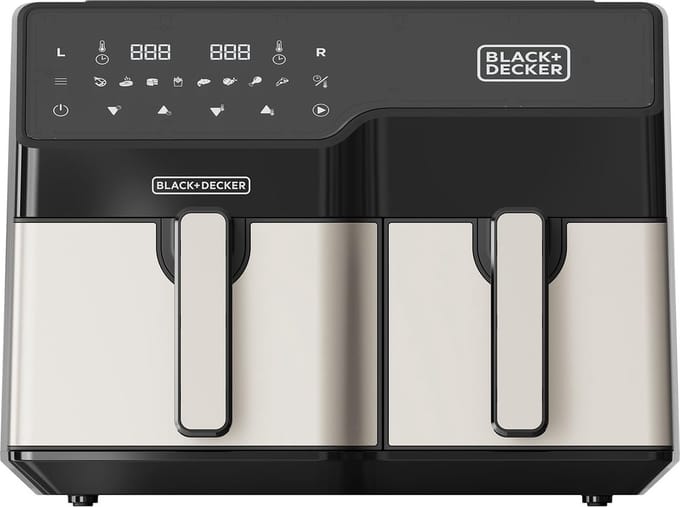 Black & Decker BLACK+DECKER Air Fryer Dual Basket 2500W