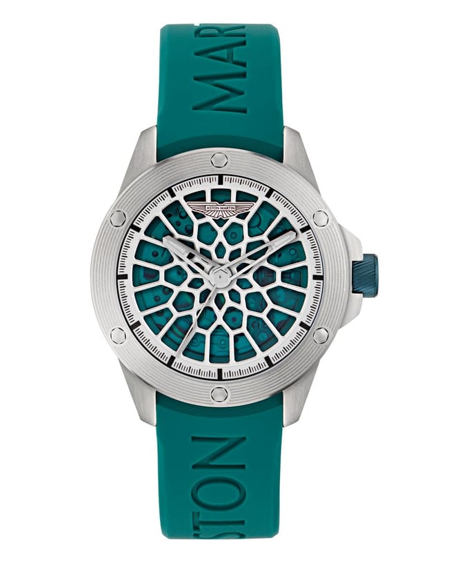 Aston Martin Thrill RIM MTRR1F501 Horloge - Siliconen - Blauw - Ø 41 mm