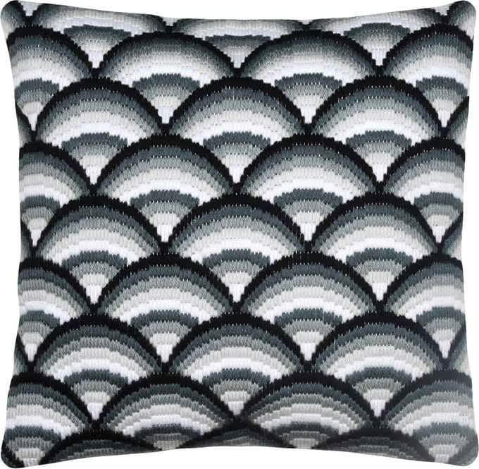 Vervaco - Spansteekkit - 25 x 25cm - Bogen Black/white - PN-0204847