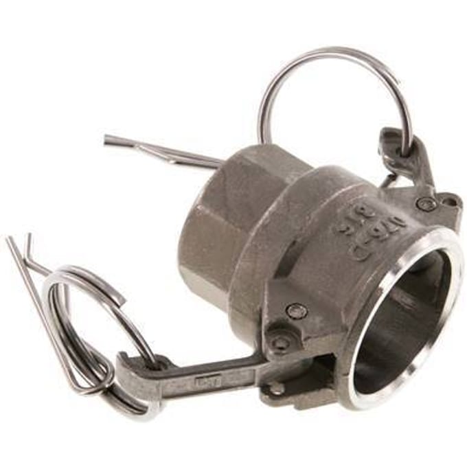 Camlock DN 20 (3/4'') Koppeling RvsRp 3/4'' met binnendraad Type D MIL-C-27487