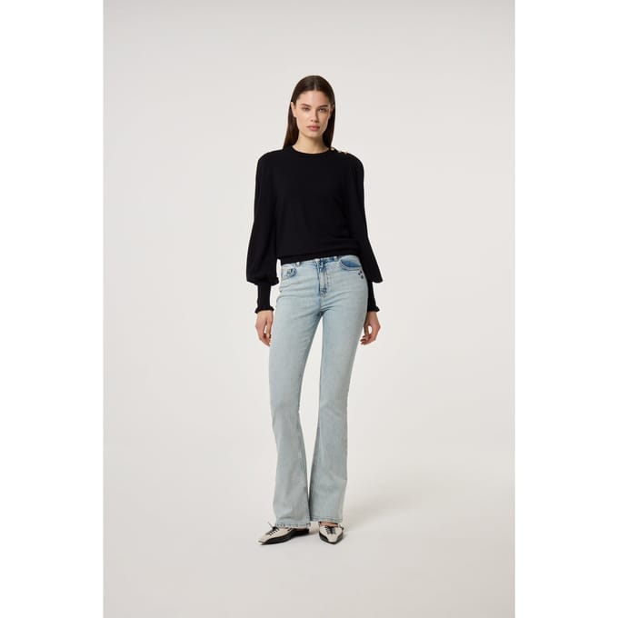 Fabienne Chapot Eva Flare Jeans Light Blue Maat: W33L32 | Flared Jeans Outlet | Dames | Blauw