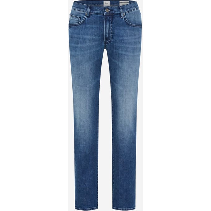 Brax Heren Jeans  Style CHUCK HERITAGE BLUE, denim blauw regular, maat 38/32