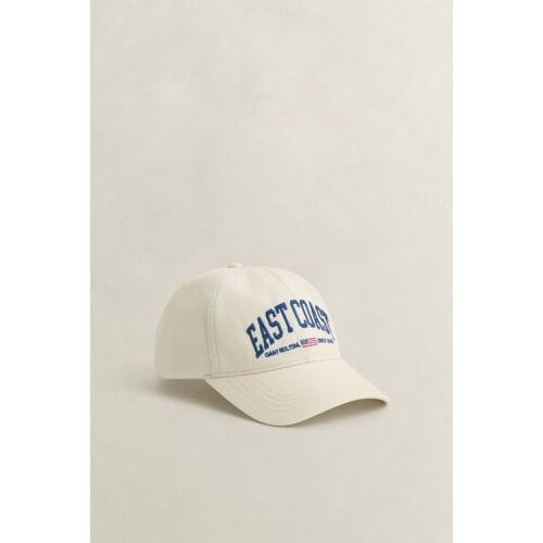 Gant Cap Graphic Cotton Canvas 1949 Cream / male