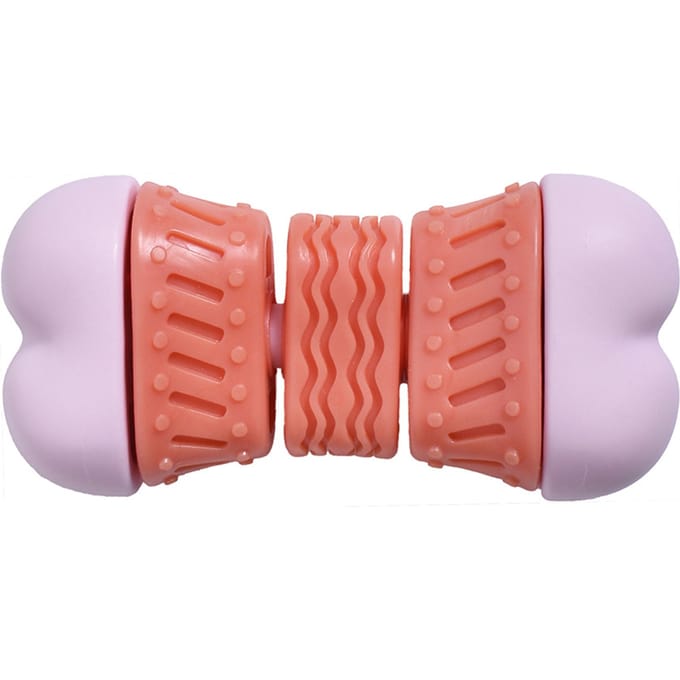 Bobby hondenspeeltje Cubitus koraal 14.5x6.9x4.3cm