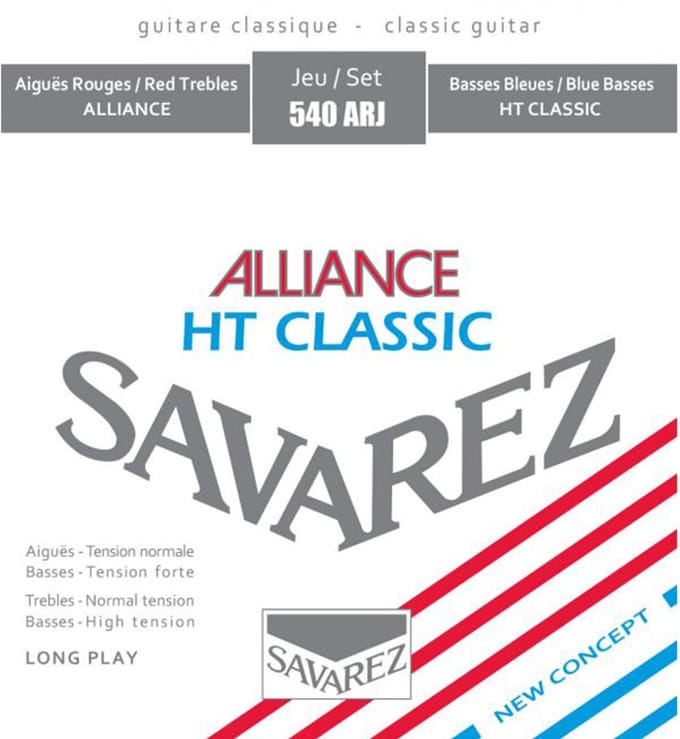 Savarez 540ARJ Alliance HT Classic Klassieke Gitaarsnaren - Gemengde Spanning