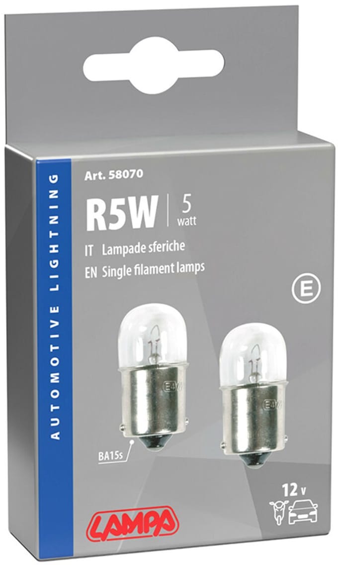 Enkel filament lamp 12V 21W BA15s