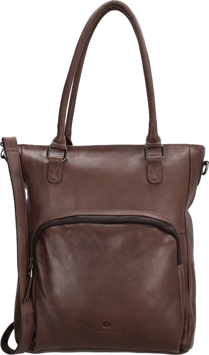 Hide & Stitches Everyday Shopper - 100% Leer - Donkerbruin