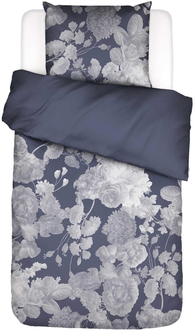 Essenza Eunice Dekbedovertrek Nightshadow blue - Eenpersoons – 140x200/220 cm