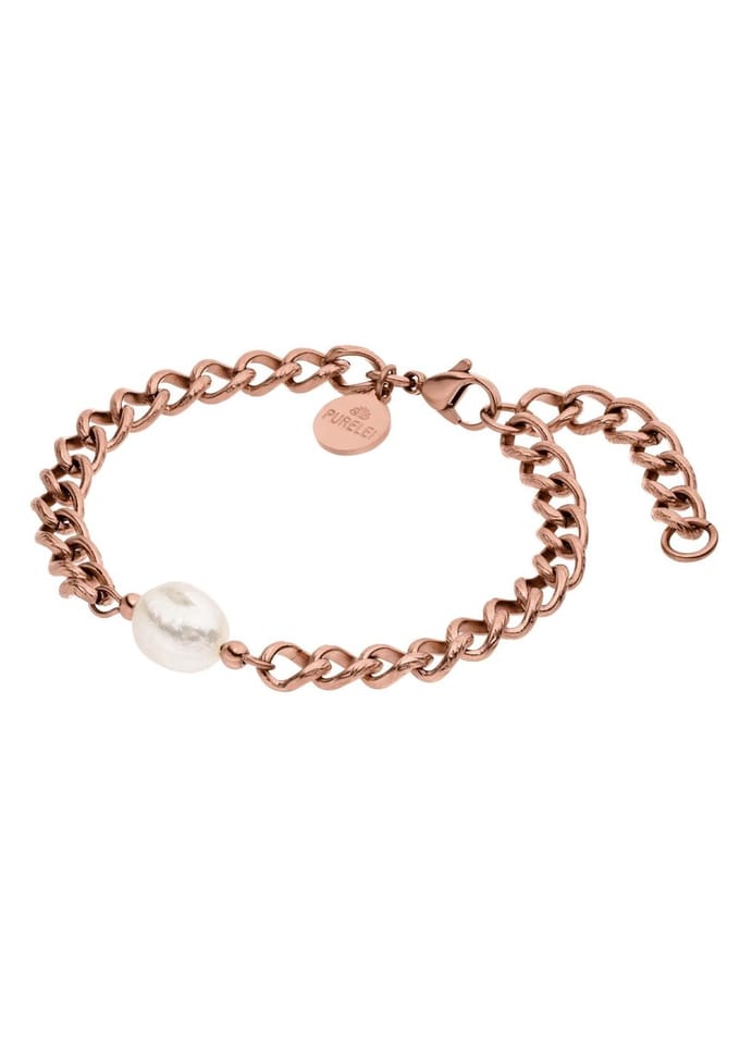 PURELEI Structure Armband Rosegold Taglia: OS | Braccialetti Outlet | Donna | Rosa