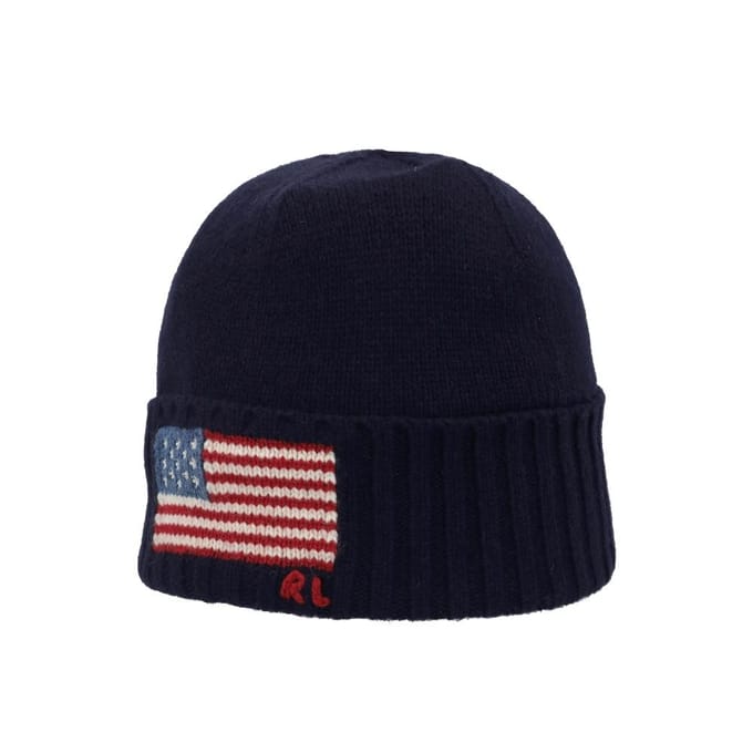 Polo Ralph Lauren Vlag Gebreide Muts Pc1441 443 PC1441-443 black