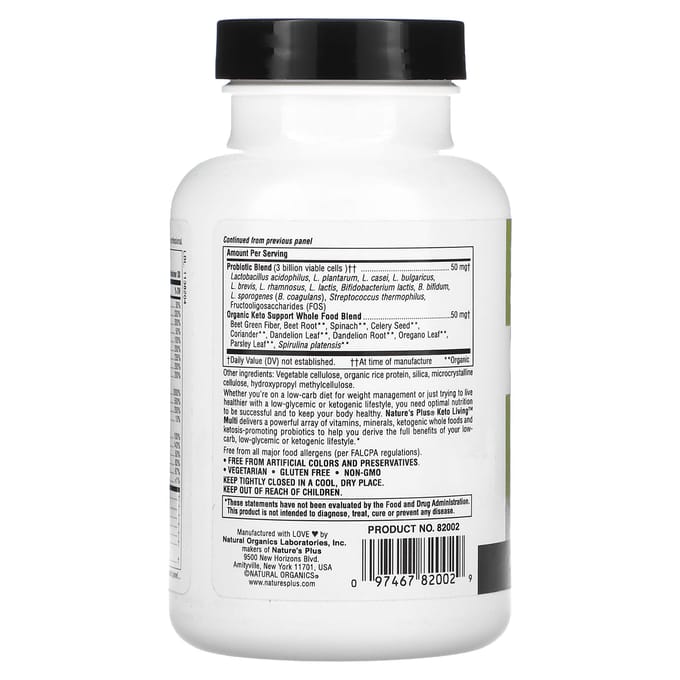 Ketoliving, Dagelijkse Multi, 90 Capsules