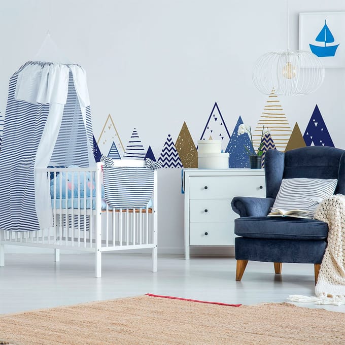 Rimka Scandinavische Bergen Kinderstickers 110 x 185 cm