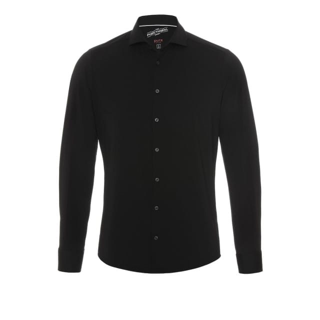 Pure Overhemd Functional Donkerblauw - Maat 45 - Heren - Overhemden Casual
