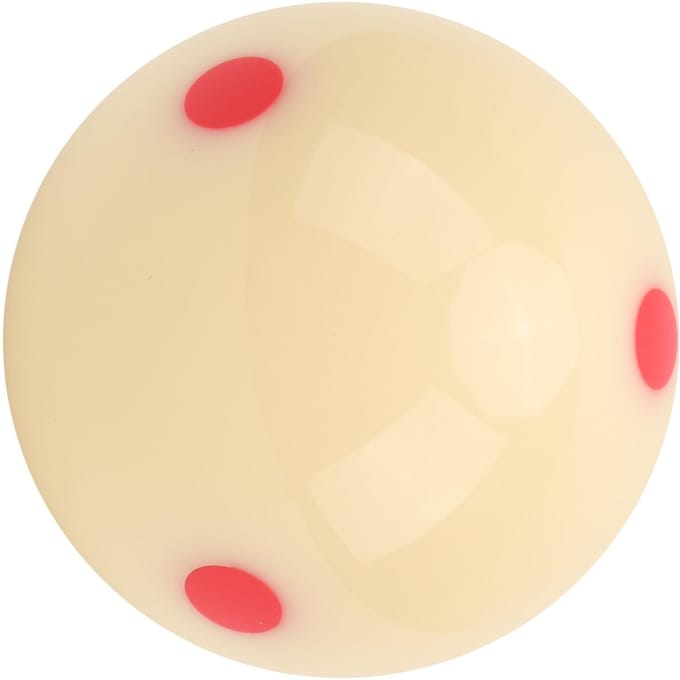 1 stuks Standaard 52,5 mm Hars Biljart Snooker Redpoint Oefentraining Pool Keu Bal beige