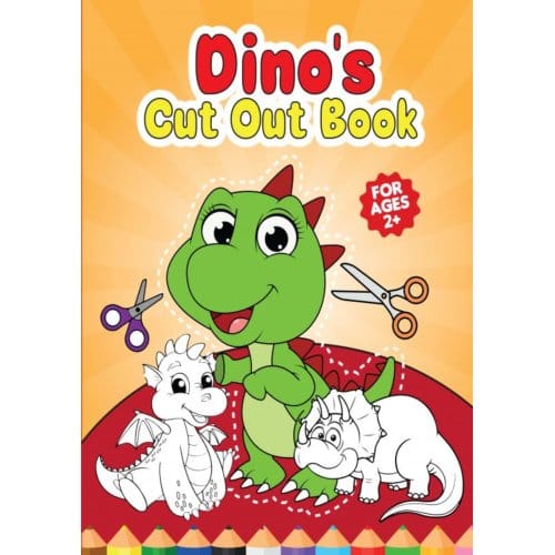 Cutsie Animals - Dino's Cut Out Book - Dhr Hugo Elena