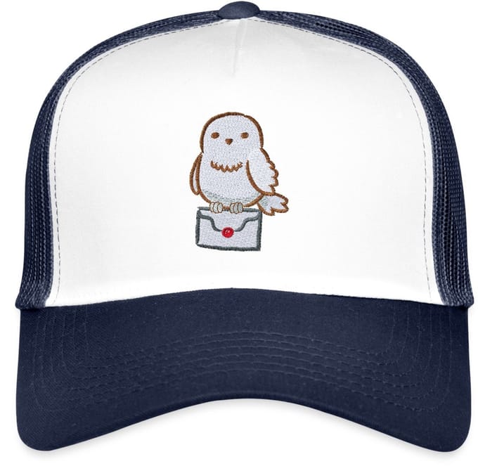 Harry Potter Hedwig Met Letter Borduurmotief Trucker Cap