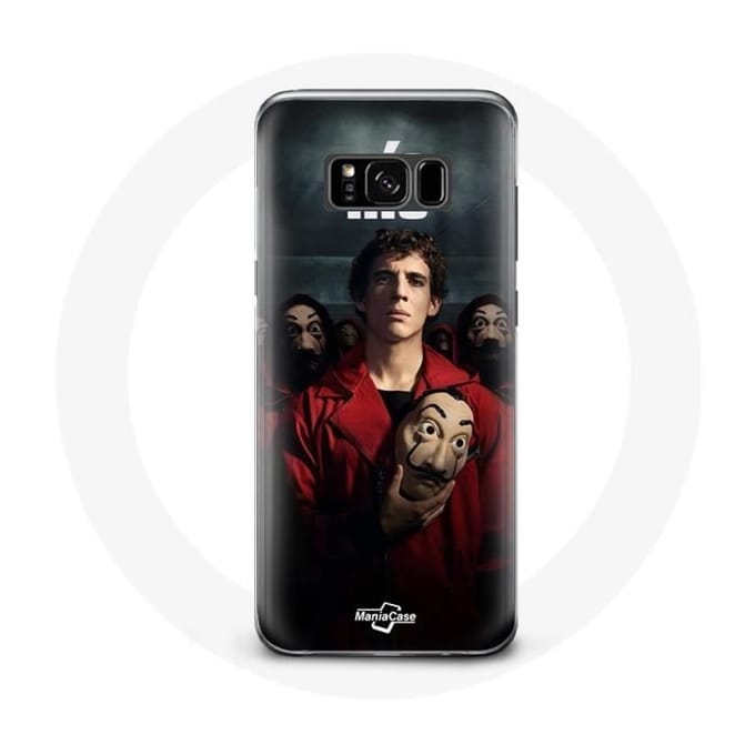 Case voor Samsung Galaxy S8 plus La Casa De Papel Rio Masker
