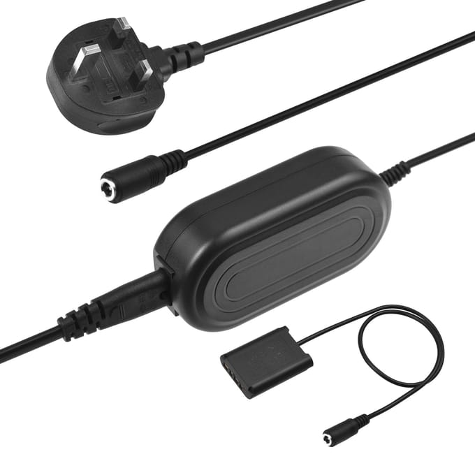 Andoer DK-X1 wisselstroomadapter NP-BX1 dummybatterij DC-koppelset accessoirevervanging voor Sony EU Plug