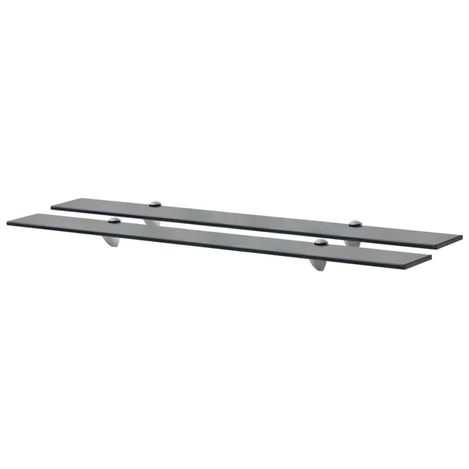 vidaXL - Schappen - zwevend - 2 - st - 90x10 - cm - 8 - mm - glas
