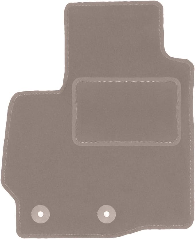 Beige bestuurdersmat voor: Mitsubishi Outlander II crossover (2006-2013)