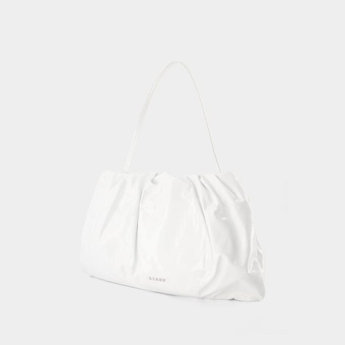 Phoebe tas - Staud - Leer - Wit