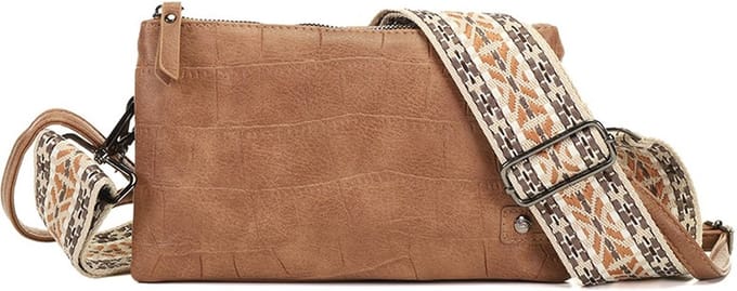 Camel schoudertasje / crossbody Sheffield OLT12633