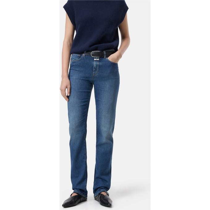 Closed Jaylen Jeans Dark Blue Maat: W26L32 | Straight Broeken Outlet | Dames | Blauw