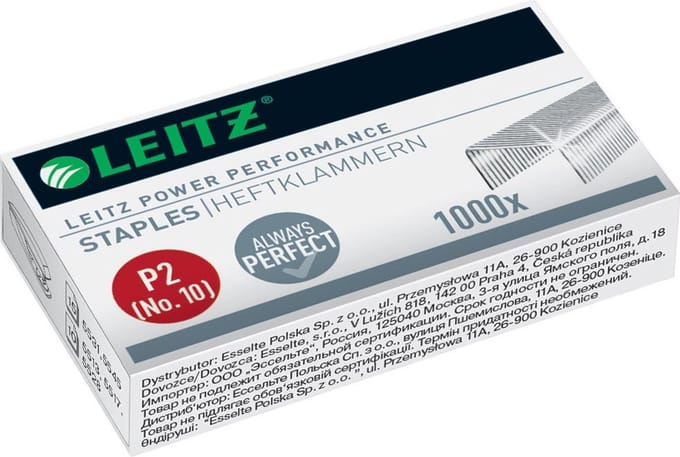 Nieten Leitz P2 nr.10 verzinkt 1000 stuks