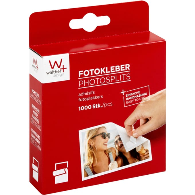 Walther Design FT015TA - Fototape - Zelfklevend - 1.000 stuks