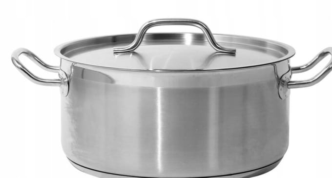 Yato Lage Pan met Deksel 28cm 8L RVS - Professioneel