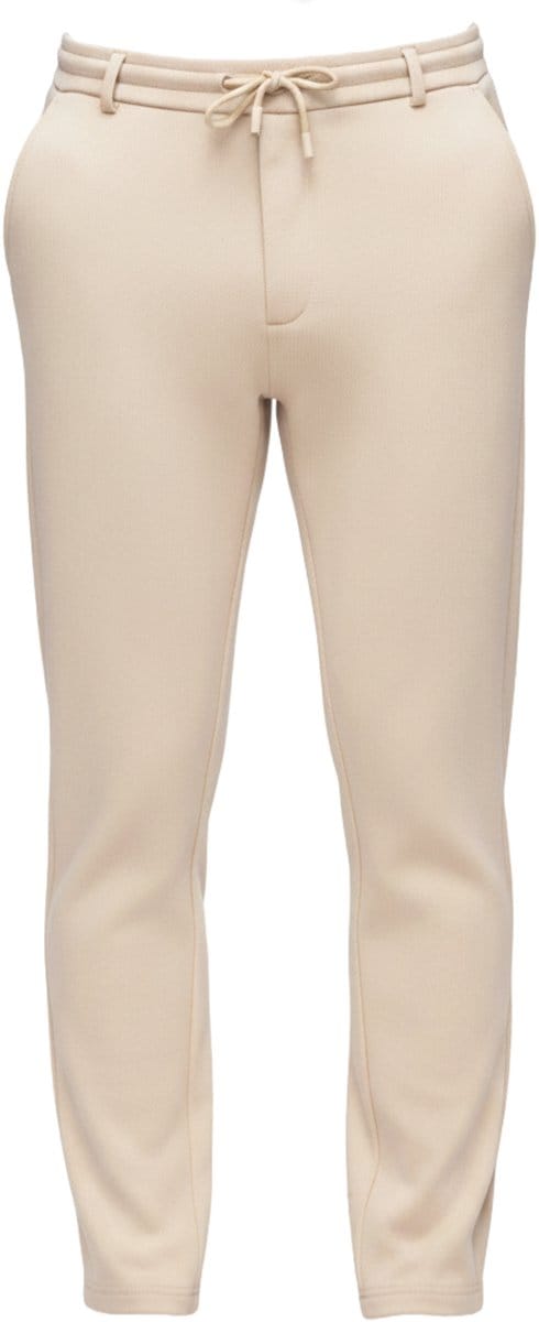 OMBRE Broek - Regular Fit - Katoen - Rits Beige L