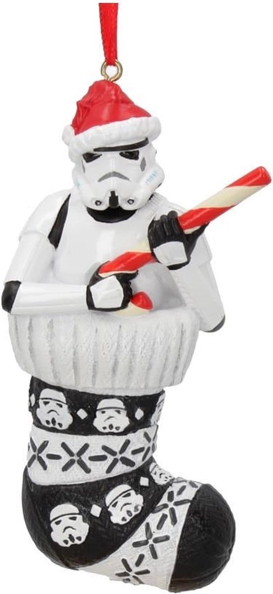 Nemesis Now - Stormtrooper in Stocking kerstversiering - Figuur
