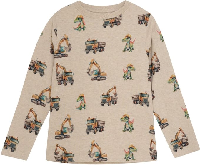 Minymo kinder-T-shirt met lange mouwen LS AOP 6682