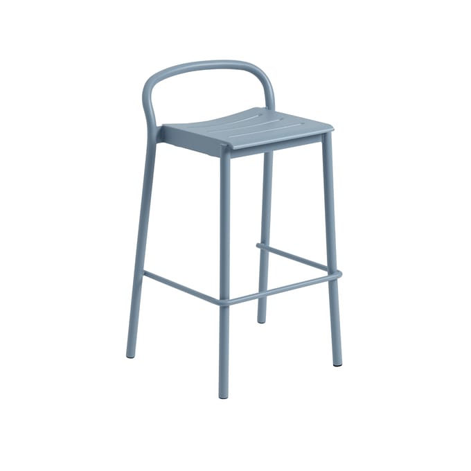 Muuto Linear Steel Barstoel - pale blue