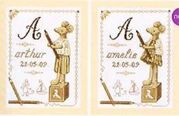 Borduurpakket Mouse first name sampler