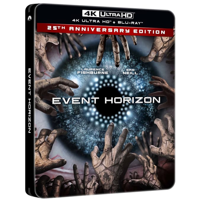 Event Horizon - 25th Anniversary Edition - Steelbook - 4K Ultra HD + Blu-ray - Import