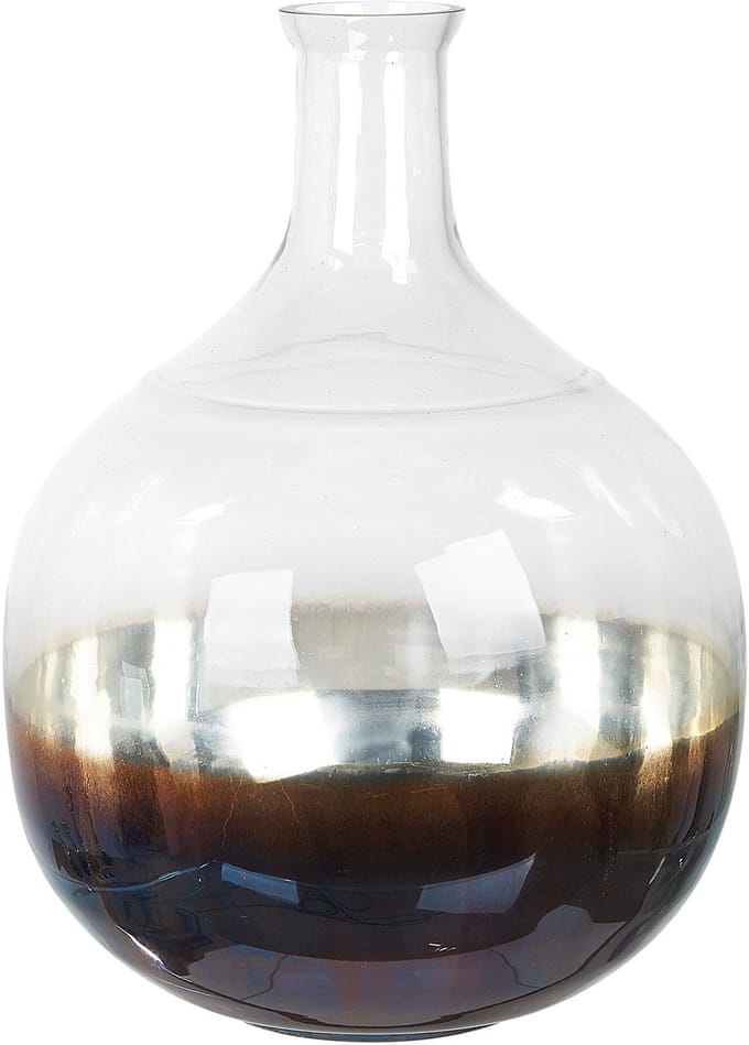 RAZALA - Bloemenvaas - Multicolor - 40 cm - Glas