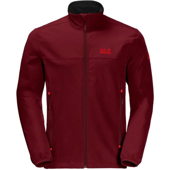 Jack Wolfskin Crestview heren rood jack