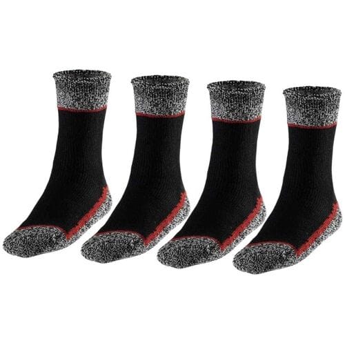 Heatkeeper Heren Thermo WerkSokken 4-pack Zwart