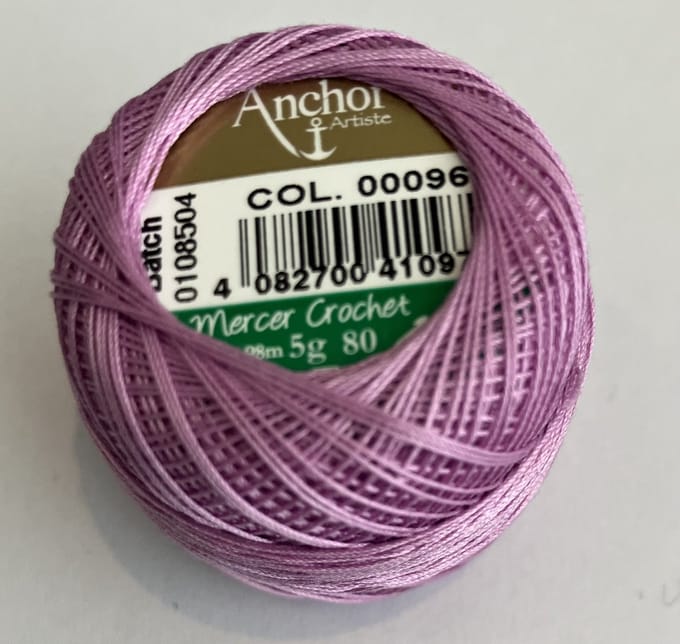 Haakgaren extra fijn Anchor special no 80 kleur 0096