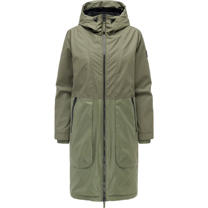 Navahoo dames parka tussenjas Edelumhang met capuchon