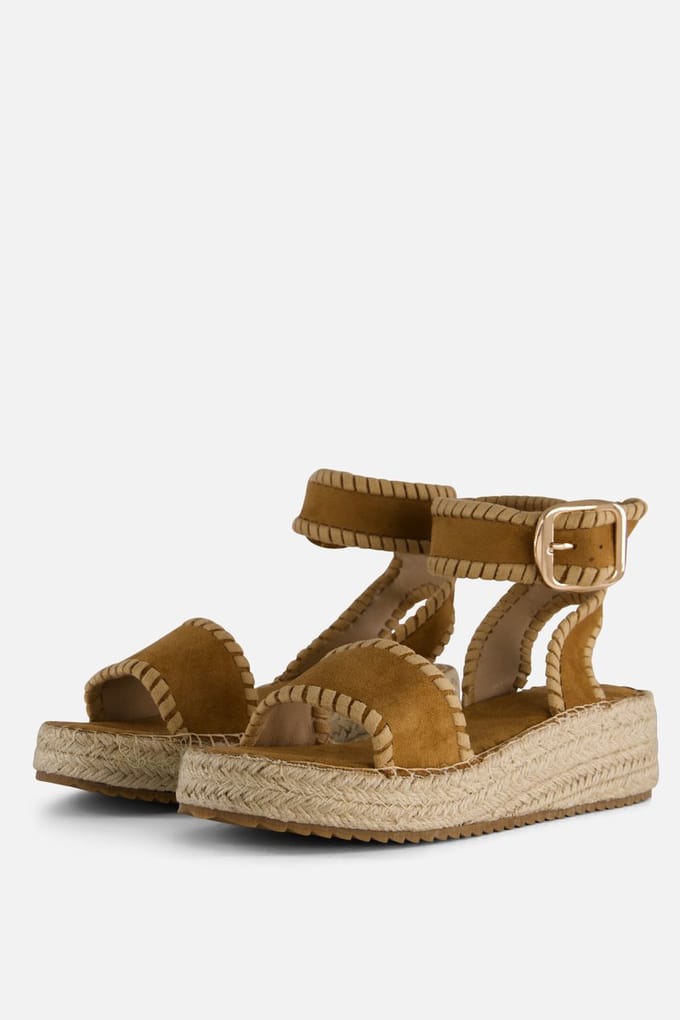 Cellini Espadrilles bruin Textiel - Maat 36
