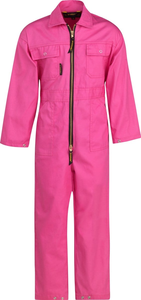 STØRVIK Kinderoverall - Jongens & Meisjes - Rits - Maat 152 - Roze