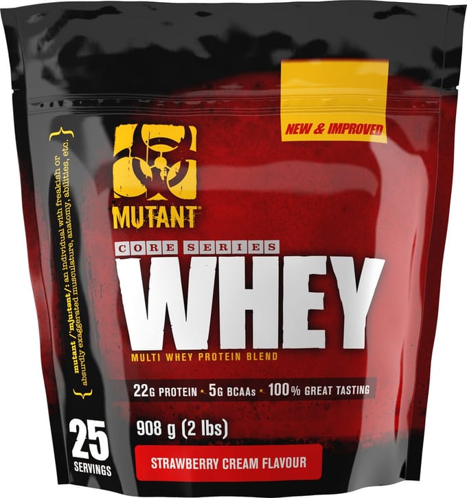 Mutant Whey - 908 gram - xtreme strawberry.