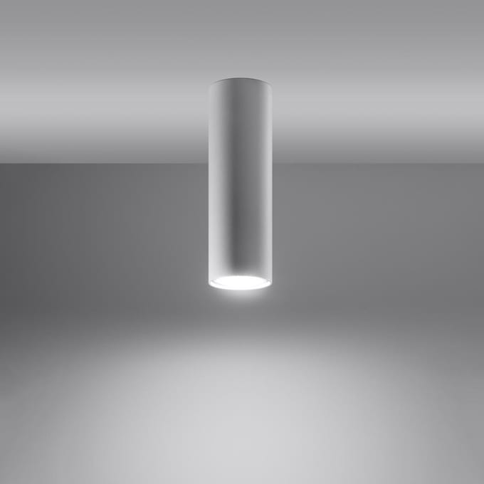 Sollux Lighting Plafondlamp Lagos - GU10 - wit - staal - 20x6x6cm