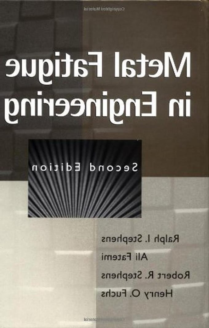 Metal Fatigue Engineering - Materiaalkunde - Technisch Onderzoek - Gedetailleerde Analyse - 2000 - Paperback