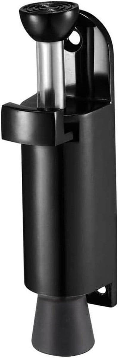 Kickdown Deurstopper - Deurhouder Pedaal - Deur Open Houden - Veerbelast Ontwerp - 114 mm - Zwart